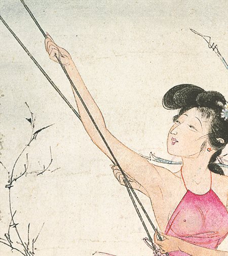 绩溪-胡也佛的仕女画和最知名的金瓶梅秘戏图